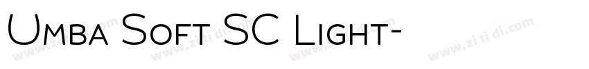 Umba Soft SC Light字体转换